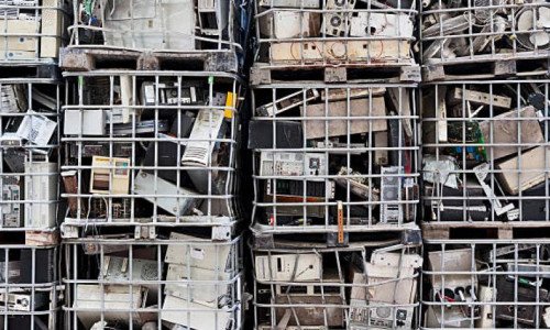 Electronic Waste of 2021 = Great Wall of China