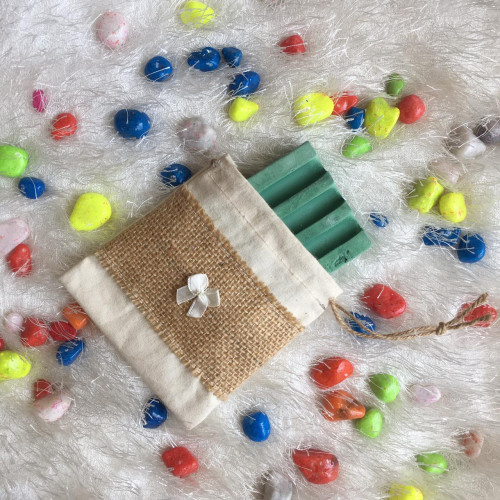 Jute Pouch For Soap Packing Dsg-2