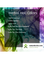 Herbal Organic Colors Made from Flowers, Forest Leaves, Turmeric