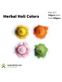 Herbal Organic Colors 500gms Pack of 5 Made from Flowers, Forest Leaves, Turmeric