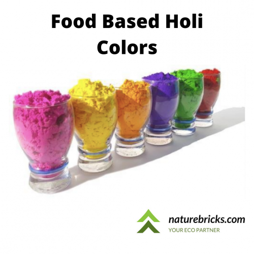 Food Grade Based Holi Color Made From Corn Starch and Safe Colourants