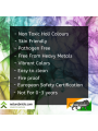 Food Grade Based Holi Color Made From Corn Starch and Safe Colourants